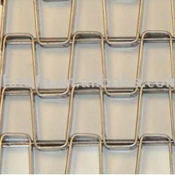 stainless steel flat wire mesh conveyor belt