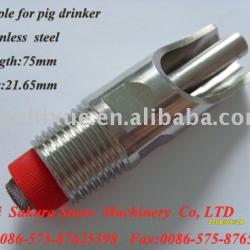 Stainless Steel Pig Nipple Drinker