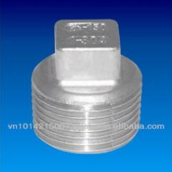 Stainless Steel Plug - Square Head Male Threaded