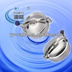 stainless steel sanitary round manhole cover/round manway door for dairy industry
