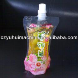 stand up spout beverage bag filling capping machine