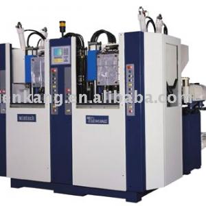 Static multi-colored thermoplastic molding machine