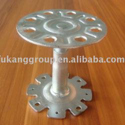 steel adjustable flooring pedestal for floor system