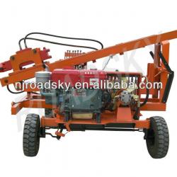 Steel Guardrail Post Hydraulic Pile Driving Equipment