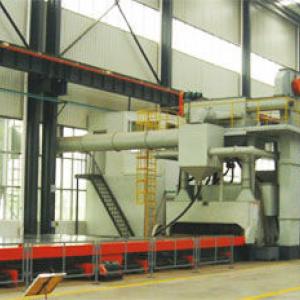 steel plate shot blasting machine