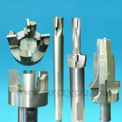 Step reamer with brazing edge