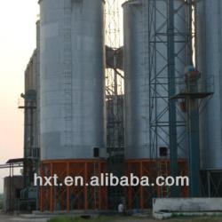 Strong flour storage steel silos,600 ton tank and bins on farm, grain silo