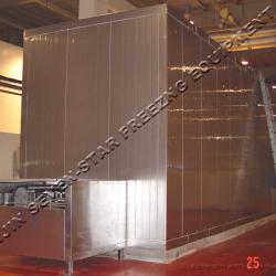 Suits for large quantity procession IQF multi layer tunnel freezer