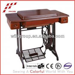 table and stand of domestic sewing machine