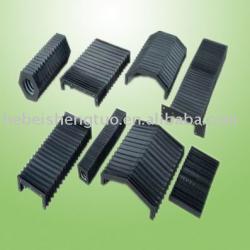 telescopic plastic belows shield