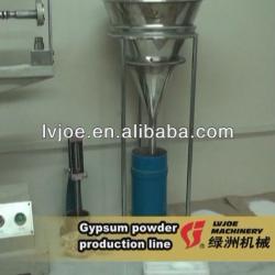 Testing device for gypsum powder production line