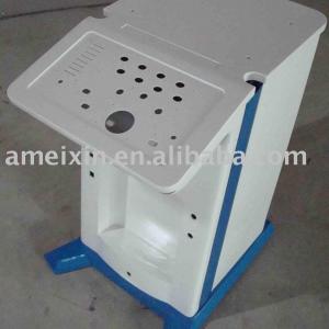 Thermoforming plastic machine desk cover