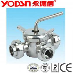 three way plug valve with SMS union