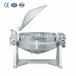 tilting cooking kettle with stirrer