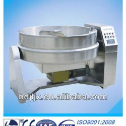 Tilting industrial corn dough cooking mixer