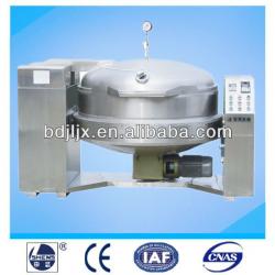 Tilting industrial steam cooking jacketed kettle
