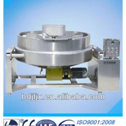 Tilting industrial wok cooker