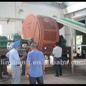 tire crusher equipment machine in the production line at normal temperature