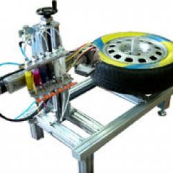 Tire printer - Printer machine to print on tire sidewall