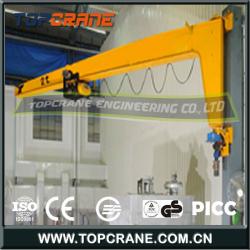 TOP wall mounted jib crane with electric hoist