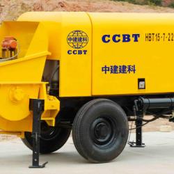 trailer concrete mortar pump HBT25.8.37S