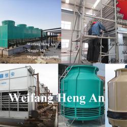 transversal flow cooling tower