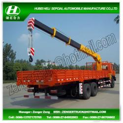 Truck Crane 9 ton Telescopic Boom, 9000 kg Straight Arm Truck Crane