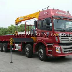 truck mounted crane, 16t telescoping boom