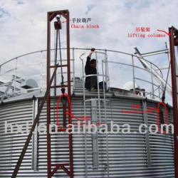 TSE Flat bottom Silos, Grain Storage Project, rice mill silos