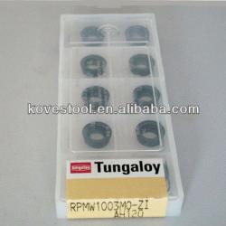 tungaloy high quality milling cutter milling insert RPMW 1003MO