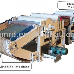 Two roller textile recycling machine supplier