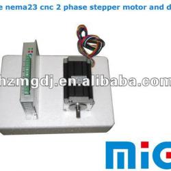 unipole nema23 cnc 2 phase stepper motor and driver 23HS1430