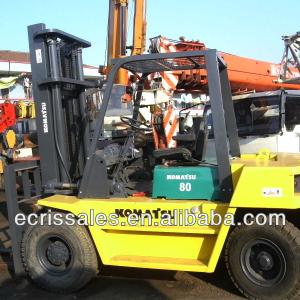 Used komatsu forklift 8 ton, Original from Japan