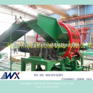 Used Tire Shredding Crusher Waste Tire Recycling Line/Tire Shredding Machine