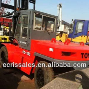 Used Toyota forklift 15 ton, original from Japan
