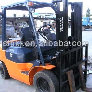 Used Toyota forklift 2.5 ton, FD25, original from Japan