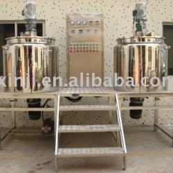 vacuum machinery for ointment