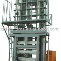 Vertical pipe expanding machine