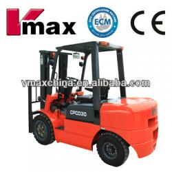 Vmax 3 ton diesel forklift truck with low price