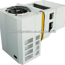 Wall mounted monoblock refrigeration unit for cold storage