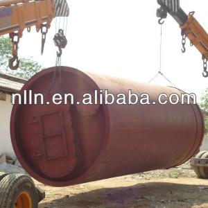 waste tyre and plastic oil extraction machine