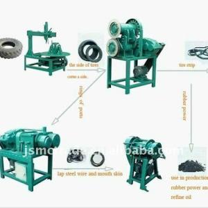 waste tyre cutting machine