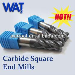 WAT 4 Flute End Mill, Carbide End Mills