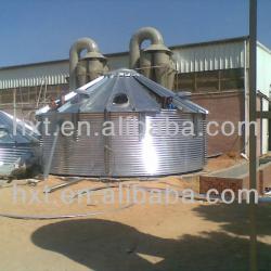 Wheat Malt storage steel silos,800 ton tank and bins on farm,flour storage silos