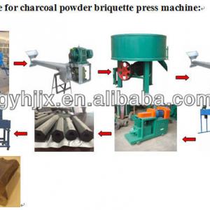 whole line charcoal powder briquette press machine and briquetting 0086 13783561253