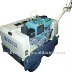 WKR500 walk behind road roller hydraulic drive water cooled diesel engine