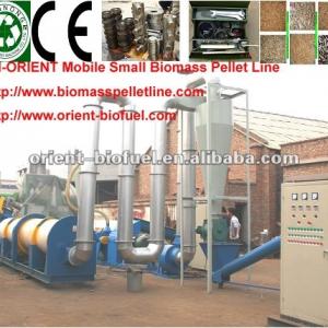 Wood pellet production line with portable 50-1000kgs/h