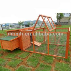 Wooden Chicken Coop With Run Cage