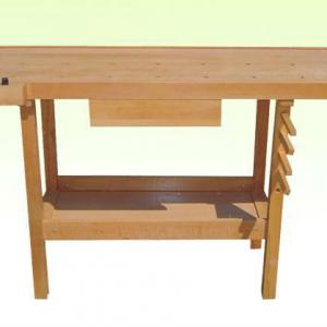 Wooden Workbench KL718-13 with Installation Size 152X62X85CM and Packing Size 143X53X15CM
