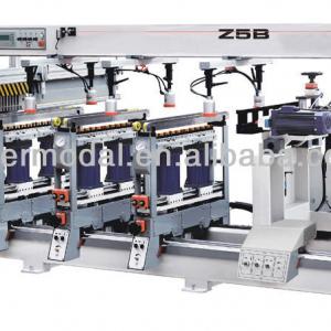 Woodworking five-head boring machine